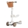 Lionelo - Children's scooter 2in1 FRANKY white/beige
