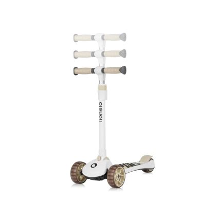 Lionelo - Children's scooter 2in1 FRANKY white/beige