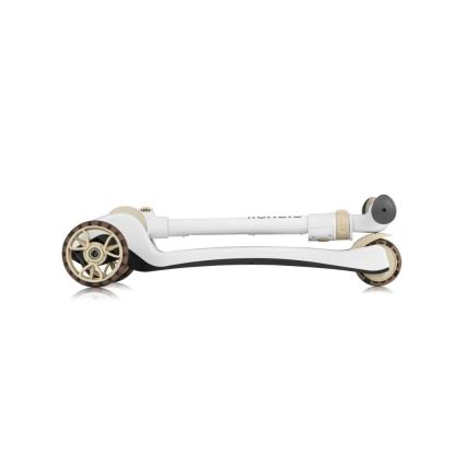 Lionelo - Children's scooter 2in1 FRANKY white/beige