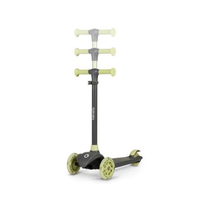 Lionelo - Children's scooter JESSY grey/green