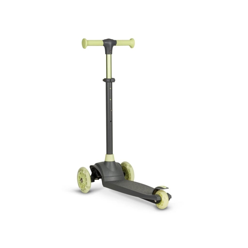 Lionelo - Children's scooter JESSY grey/green