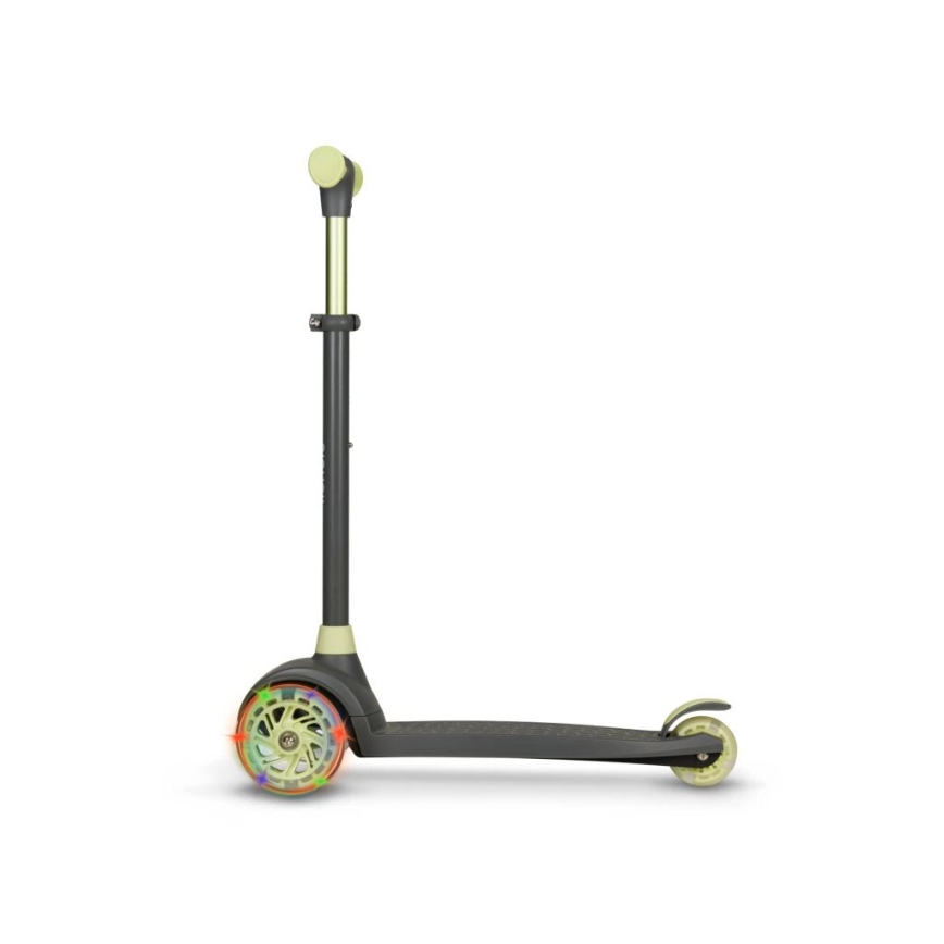 Lionelo - Children's scooter JESSY grey/green