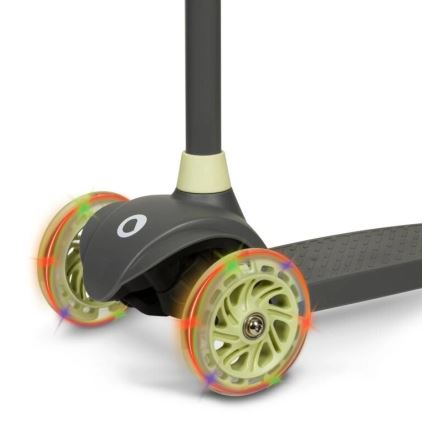 Lionelo - Children's scooter JESSY grey/green