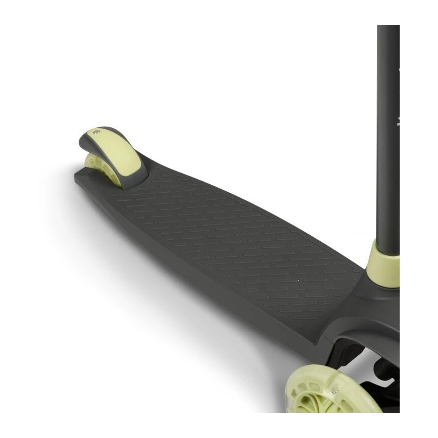 Lionelo - Children's scooter JESSY grey/green