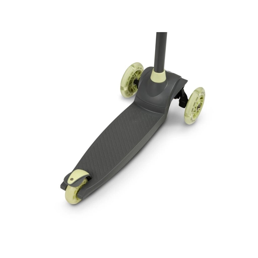 Lionelo - Children's scooter JESSY grey/green