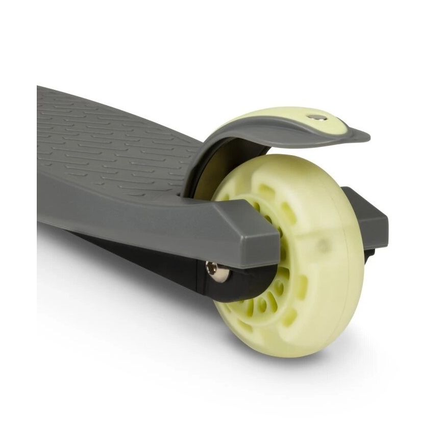 Lionelo - Children's scooter JESSY grey/green