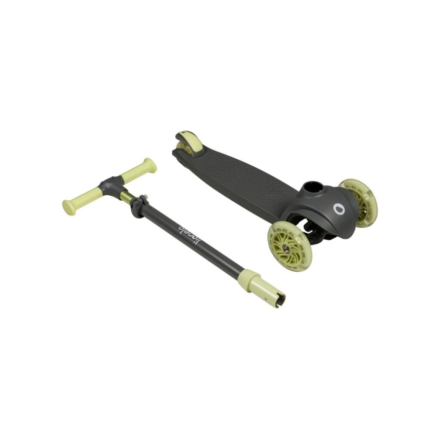 Lionelo - Children's scooter JESSY grey/green