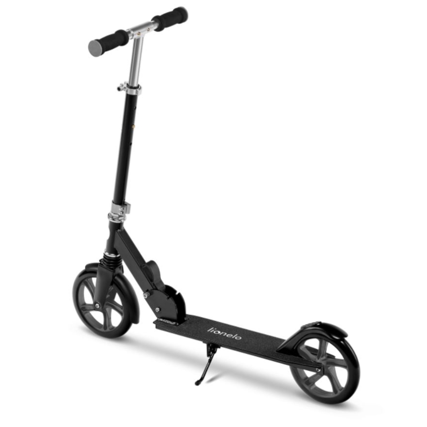 Lionelo - Children's scooter LUCA black