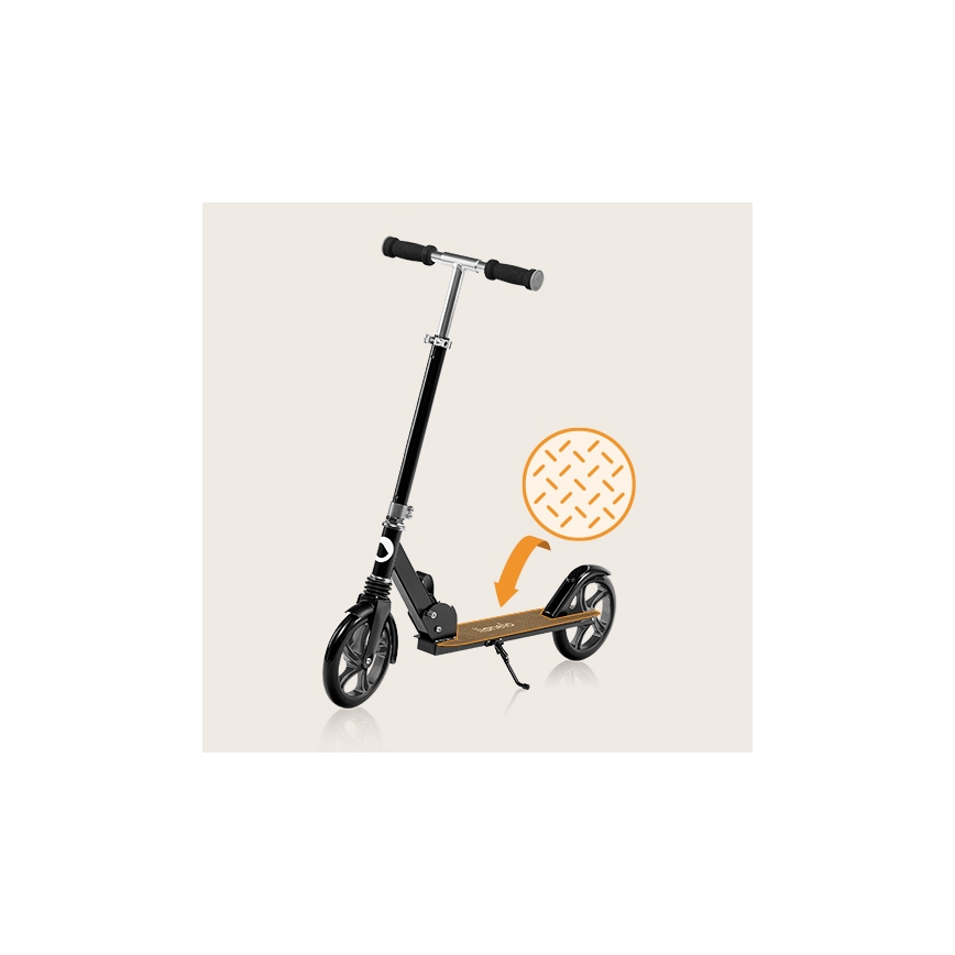 Lionelo - Children's scooter LUCA black