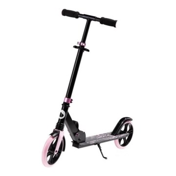 Lionelo - Children's scooter LUCA black/pink