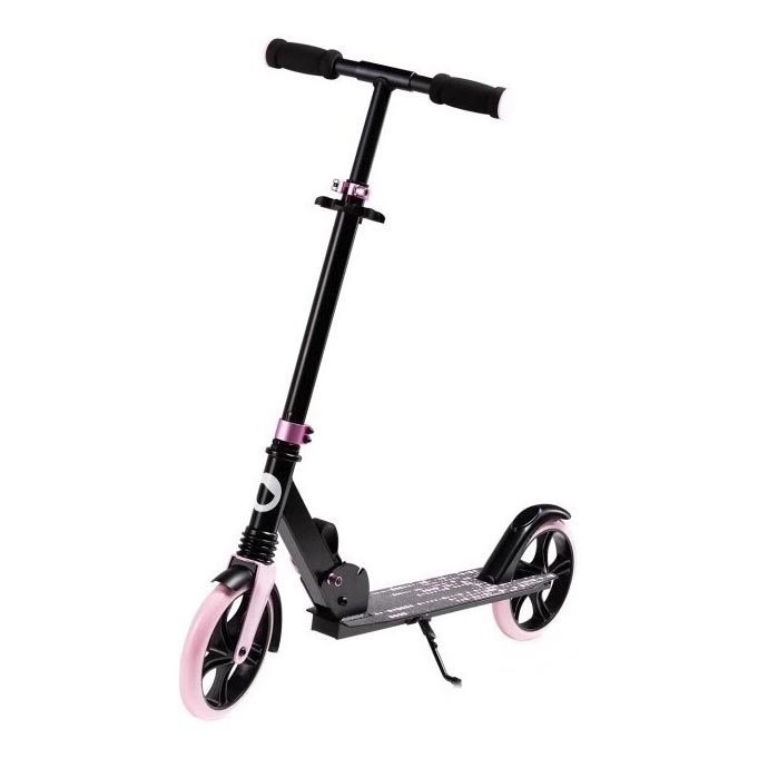 Lionelo - Children's scooter LUCA black/pink