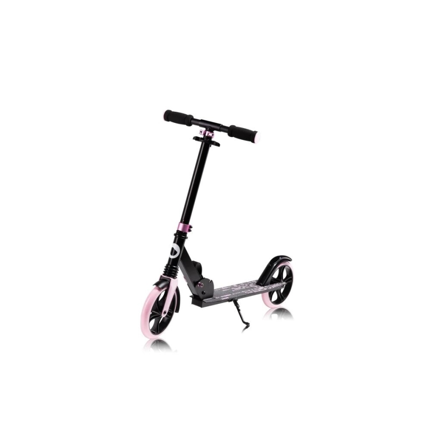 Lionelo - Children's scooter LUCA black/pink