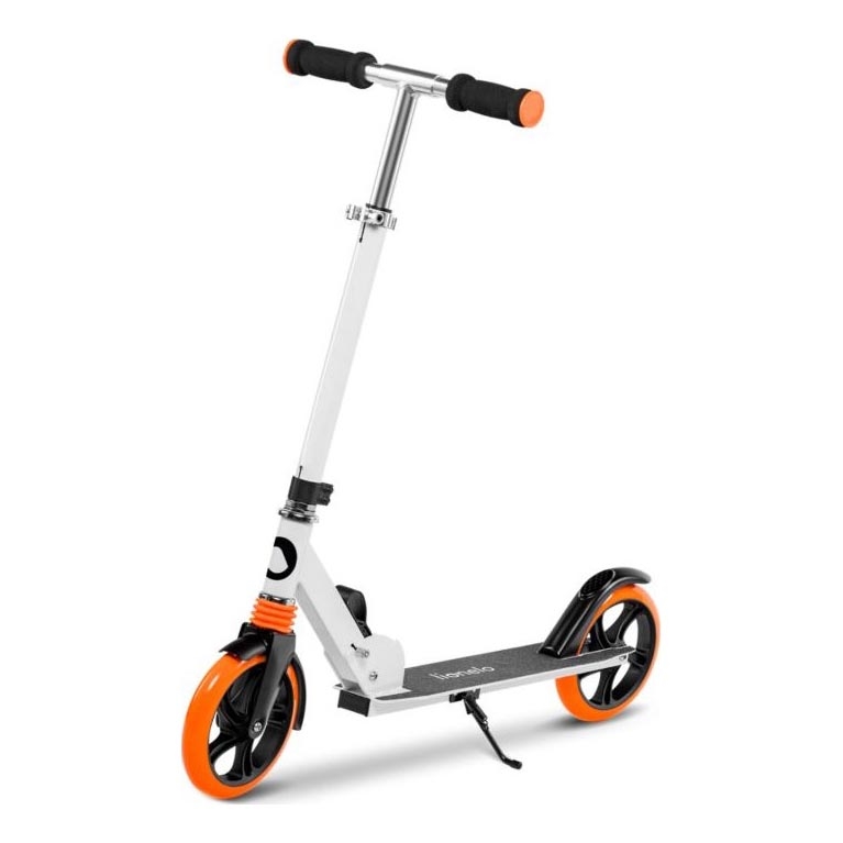 Lionelo - Children's scooter LUCA white/orange
