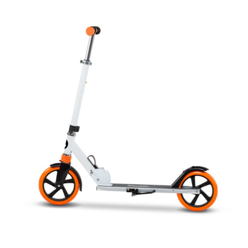 Lionelo - Children's scooter LUCA white/orange