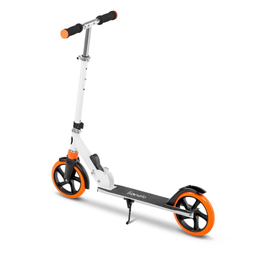 Lionelo - Children's scooter LUCA white/orange