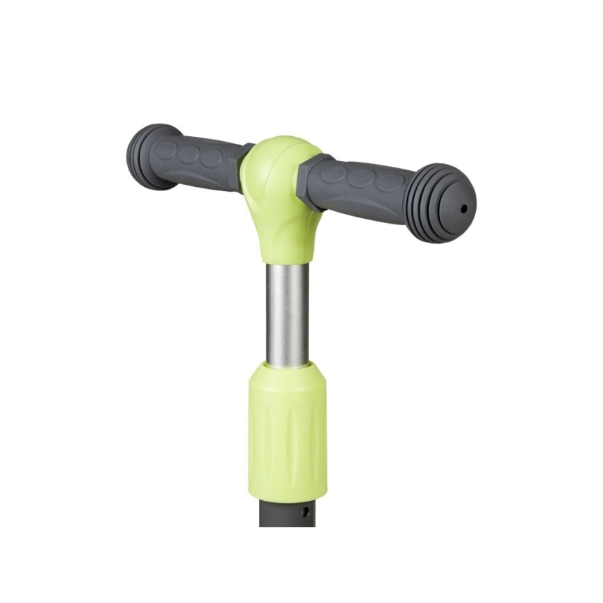 Lionelo - Children's scooter TIMMY 3xAA green/grey
