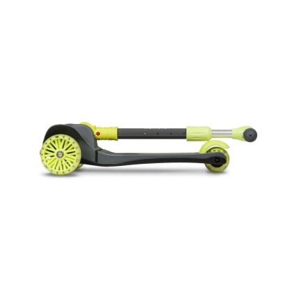 Lionelo - Children's scooter TIMMY 3xAA green/grey