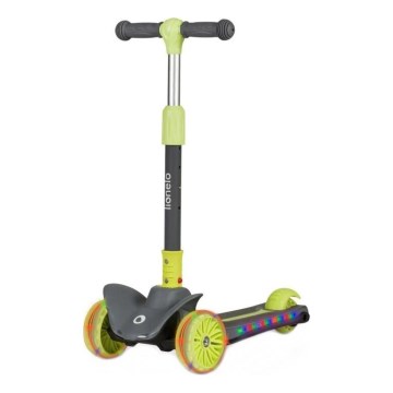 Lionelo - Children's scooter TIMMY green/grey