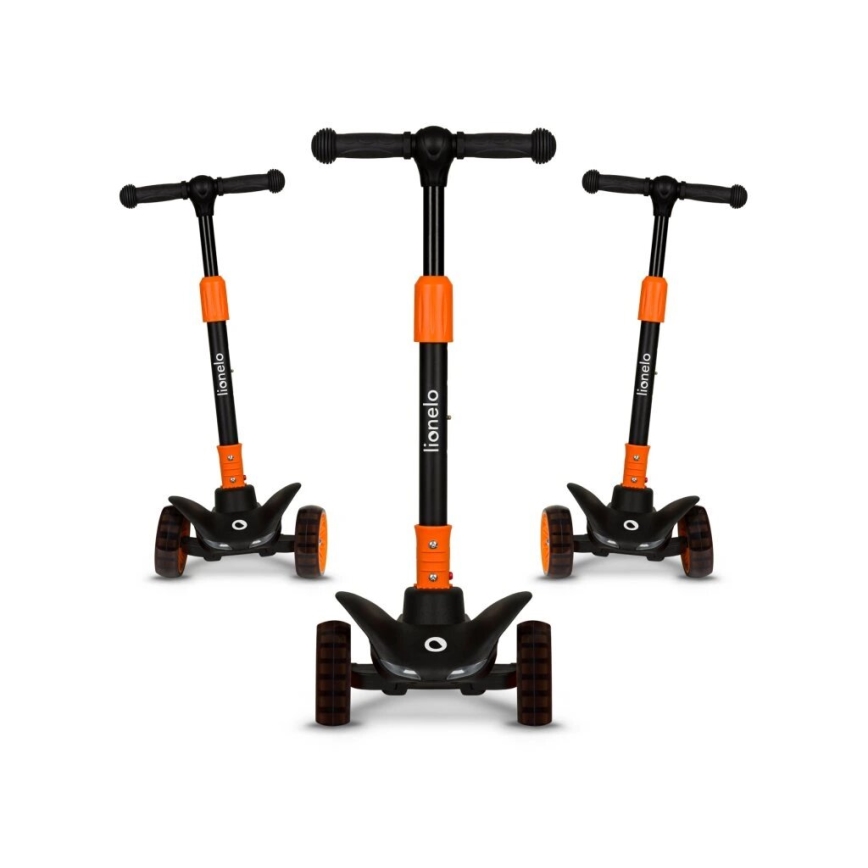 Lionelo - Children's scooter TIMMY orange/black