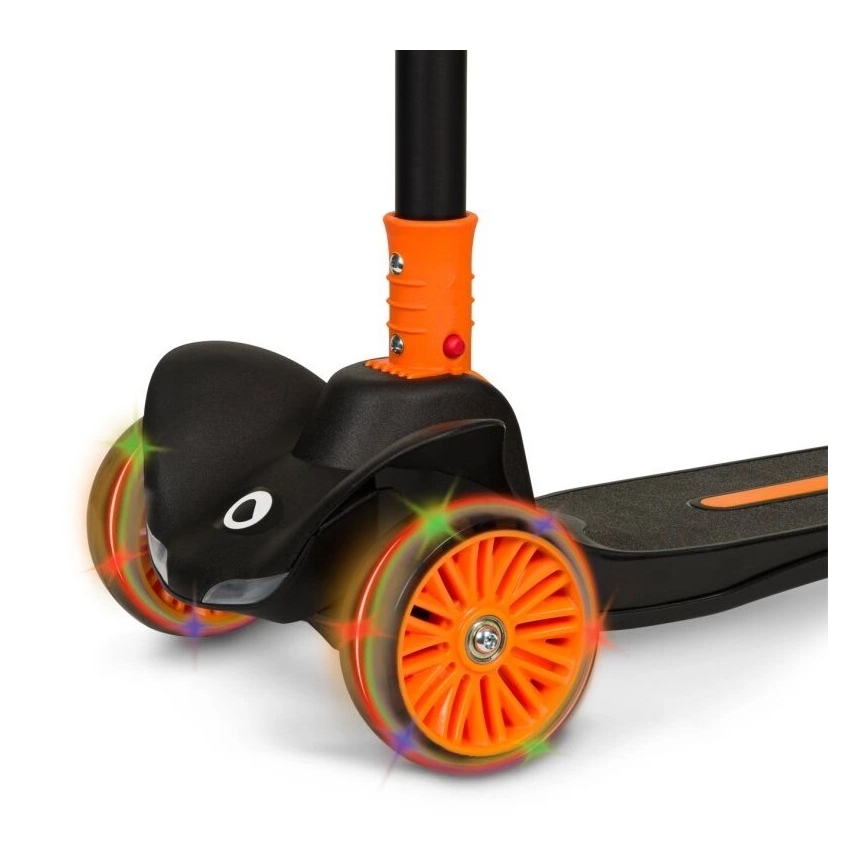 Lionelo - Children's scooter TIMMY orange/black