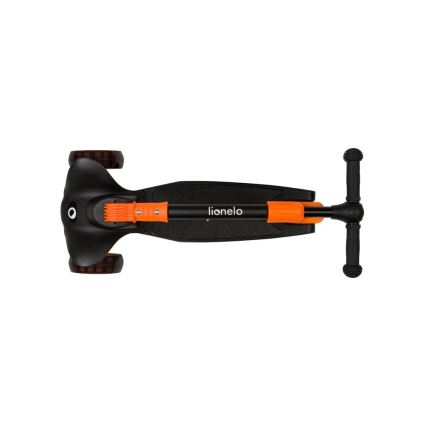 Lionelo - Children's scooter TIMMY orange/black