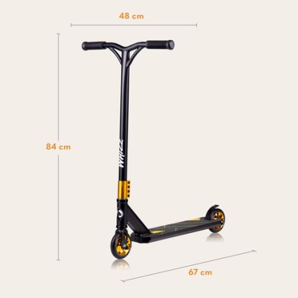 Lionelo - Children's scooter WHIZZ black