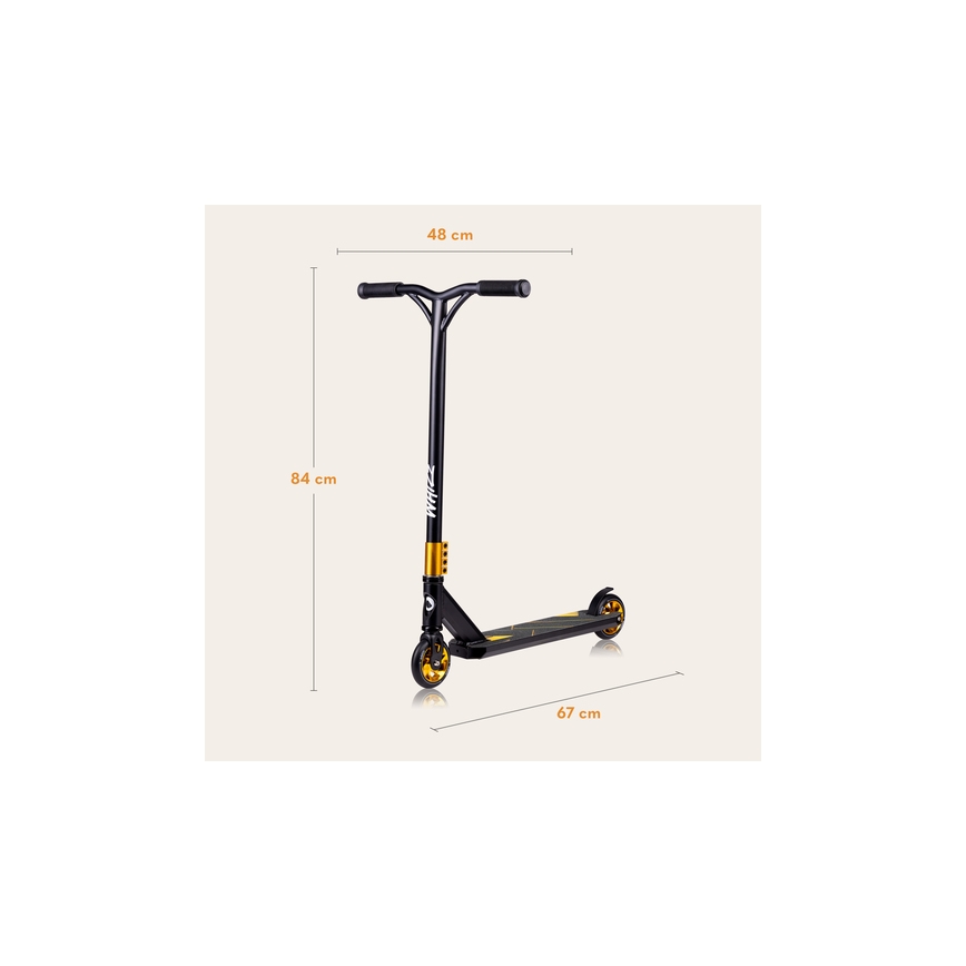 Lionelo - Children's scooter WHIZZ black