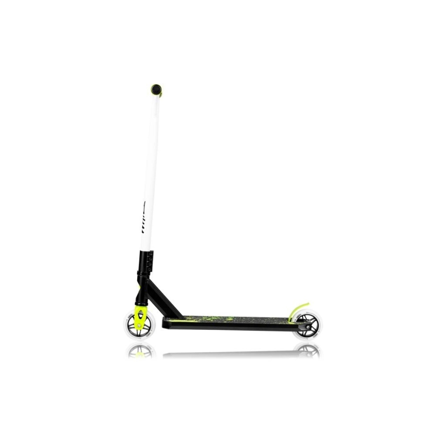 Lionelo - Children's scooter WHIZZ black/white/yellow