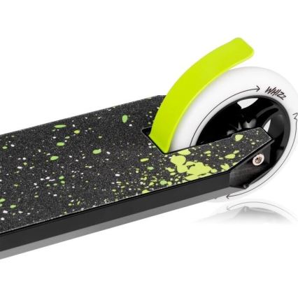 Lionelo - Children's scooter WHIZZ black/white/yellow