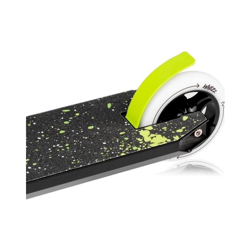 Lionelo - Children's scooter WHIZZ black/white/yellow