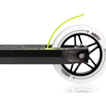 Lionelo - Children's scooter WHIZZ black/white/yellow