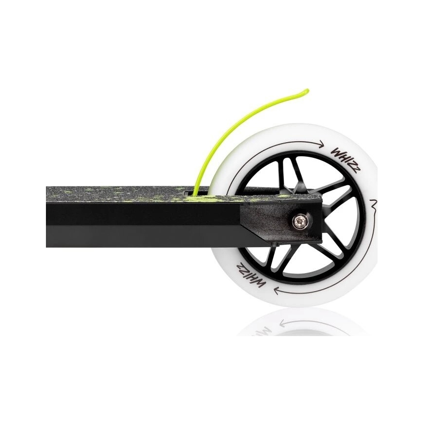 Lionelo - Children's scooter WHIZZ black/white/yellow