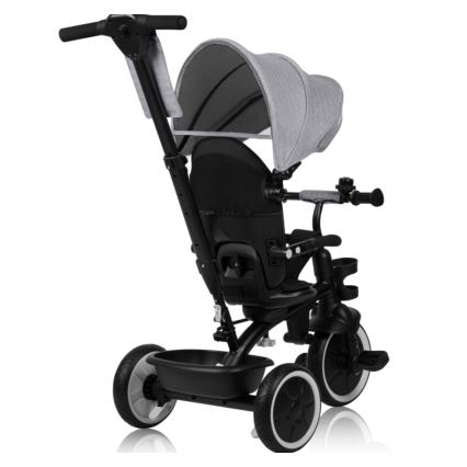 Lionelo - Children's tricycle BERRY Grey Stone