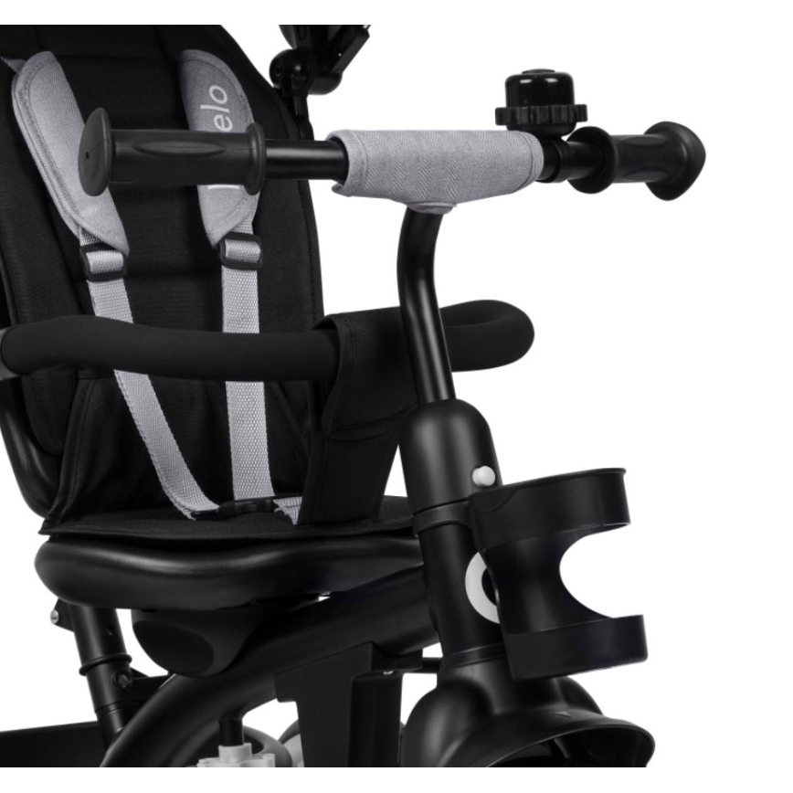 Lionelo - Children's tricycle BERRY Grey Stone
