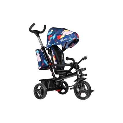 Lionelo - Children's tricycle HAARI black/colorful