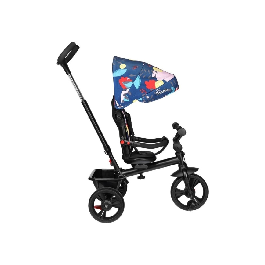 Lionelo - Children's tricycle HAARI black/colorful