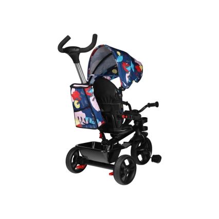 Lionelo - Children's tricycle HAARI black/colorful