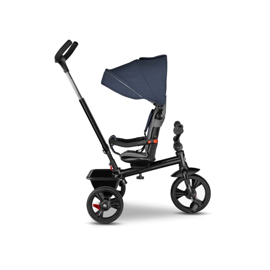 Lionelo - Children's tricycle HAARI dark blue/grey