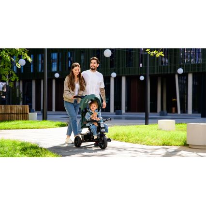 Lionelo - Children's tricycle HAARI green/black