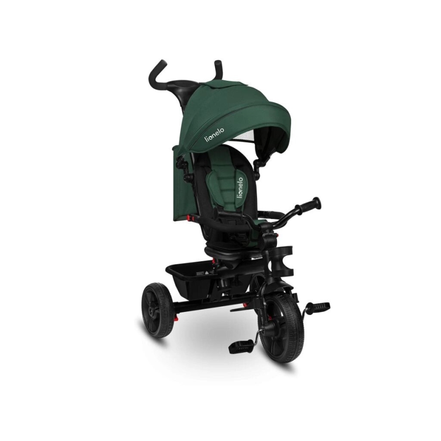 Lionelo - Children's tricycle HAARI green/black