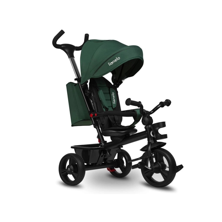 Lionelo - Children's tricycle HAARI green/black