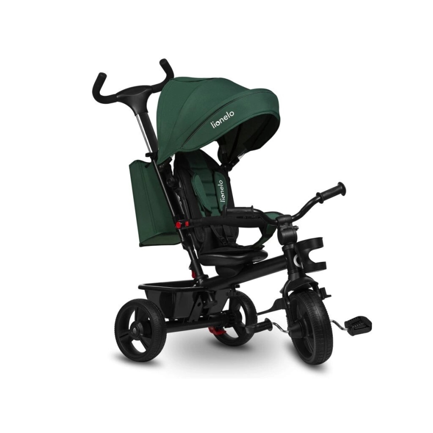 Lionelo - Children's tricycle HAARI green/black