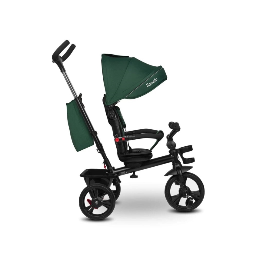 Lionelo - Children's tricycle HAARI green/black