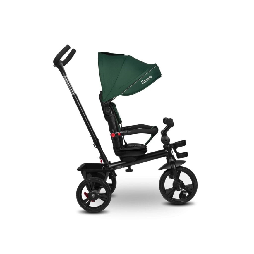 Lionelo - Children's tricycle HAARI green/black