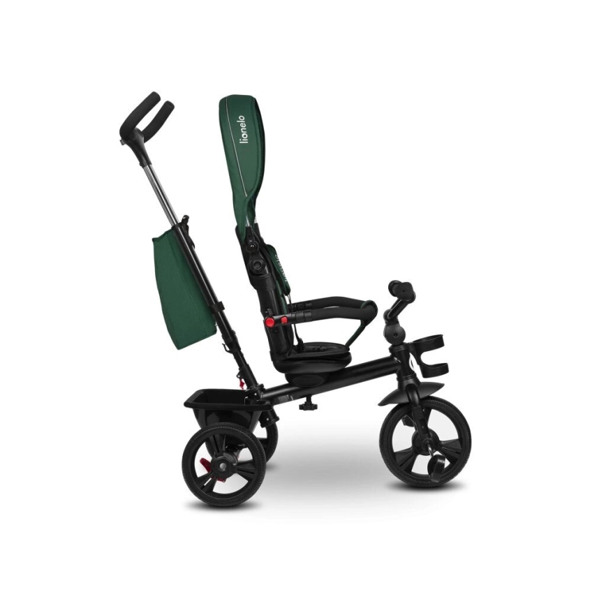 Lionelo - Children's tricycle HAARI green/black