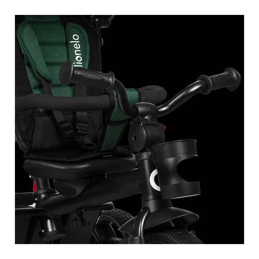 Lionelo - Children's tricycle HAARI green/black