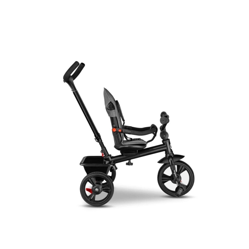 Lionelo - Children's tricycle HAARI grey/black