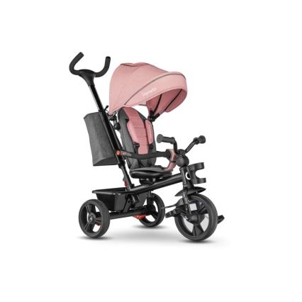 Lionelo - Children's tricycle HAARI pink/grey