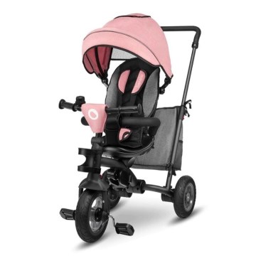 Lionelo - Children's tricycle TRIS pink/grey