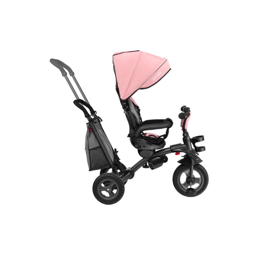 Lionelo - Children's tricycle TRIS pink/grey